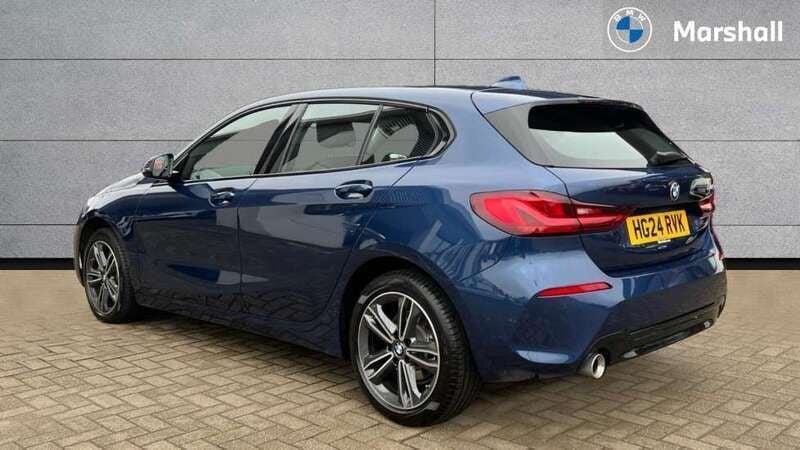 Used BMW 118 Sport Line 136 HP (100 kW) 2024 Phytonic blue metallic paint  Hatchback