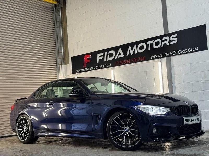 Used BMW 440 M Sport 326 HP (239 kW) 2016 Blue Cabriolet