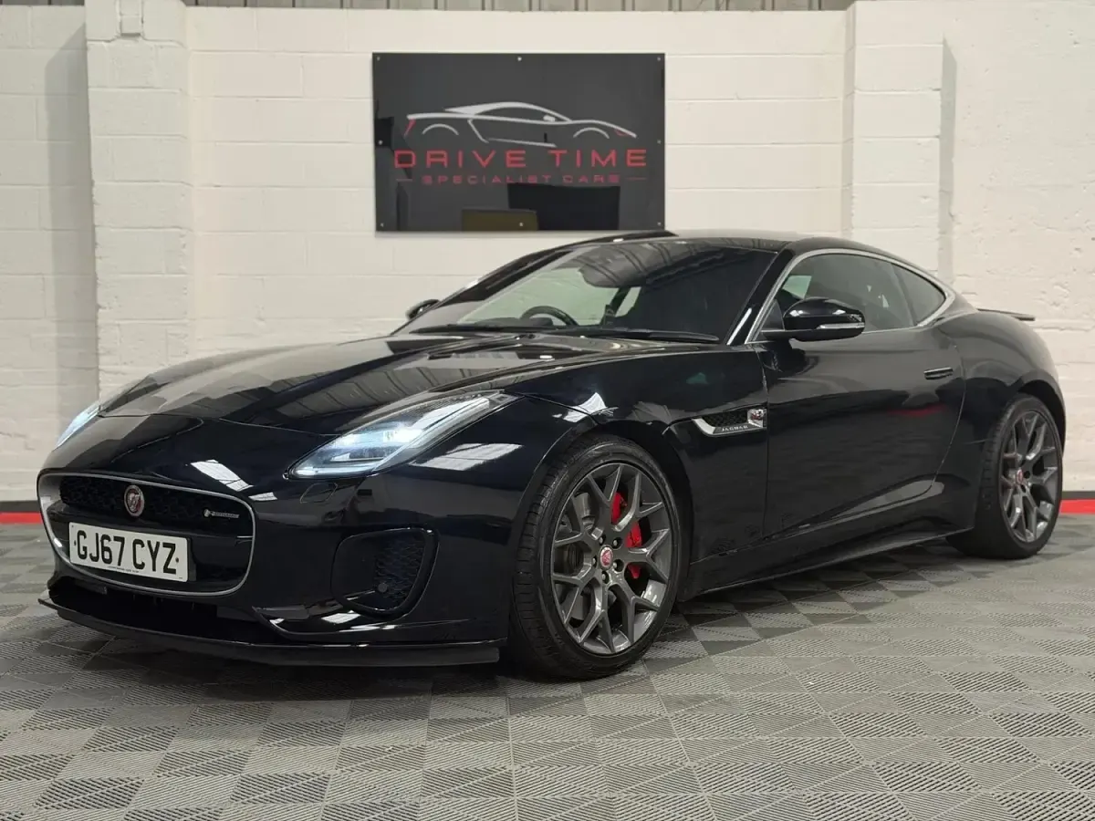 Used Jaguar F-Type R-Dynamic 300 HP (220 kW) 2017 Black Coupe