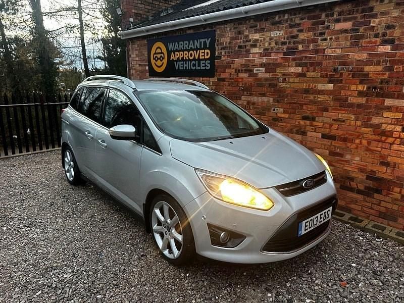 Usado Ford Grand C-Max Titanium 125 HP (91 kW) 2013 Prateado Monovolume