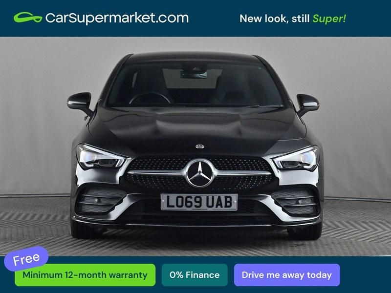 Used Mercedes CLA200 AMG line 2019 Black Coupe