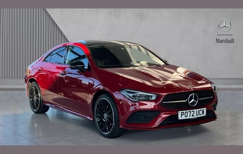 Red Used 2022 Mercedes CLA250e AMG Line Premium Plus Sedan | £28,758 (Fair price) - Image 1/4