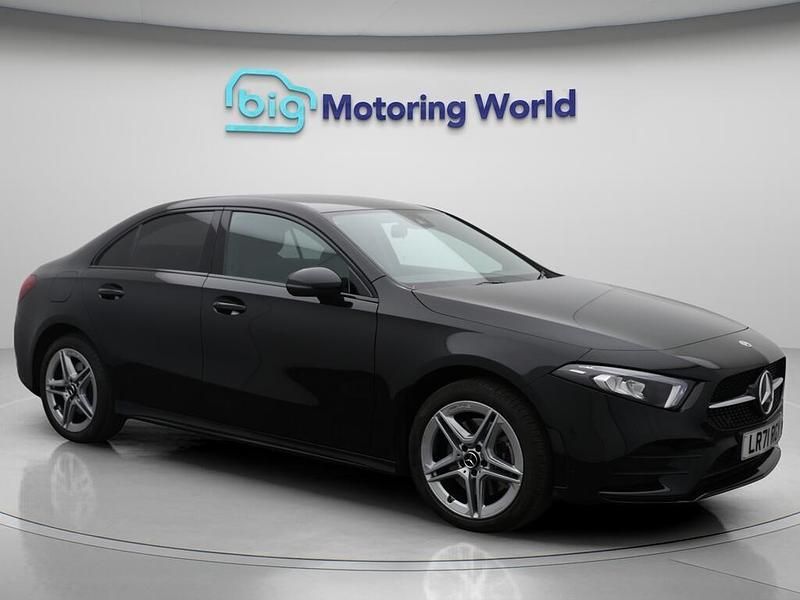 Black Used 2021 Mercedes A250 AMG line Sedan | £21,200 (Good price) - Image 1/4