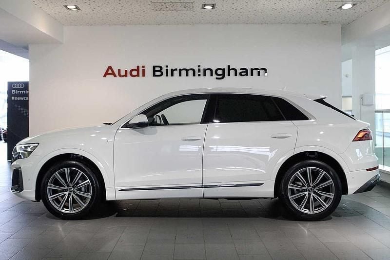 New Audi Q8 S-Line 282 HP (207 kW) 2025 Pure white, solid SUV