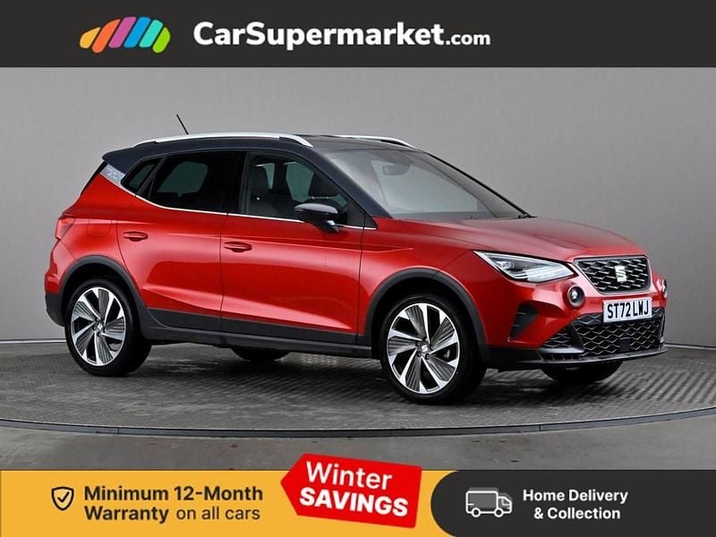 Red Used 2022 Seat Arona FR Sport SUV | £13,797 (Fair price) - Image 1/3