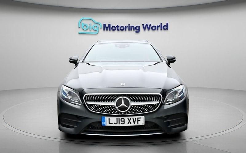 Used Mercedes E350 AMG line 299 HP (219 kW) 2019 Green Coupe