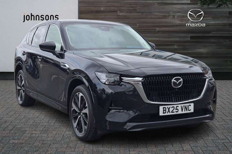 Black Used 2025 Mazda CX-60 Takumi-Line SUV | £37,759 (Expensive) - Image 1/4