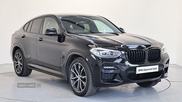 Black Used 2020 BMW X4 M Sport SUV | £31,950 (Fair price) - Image 1/2