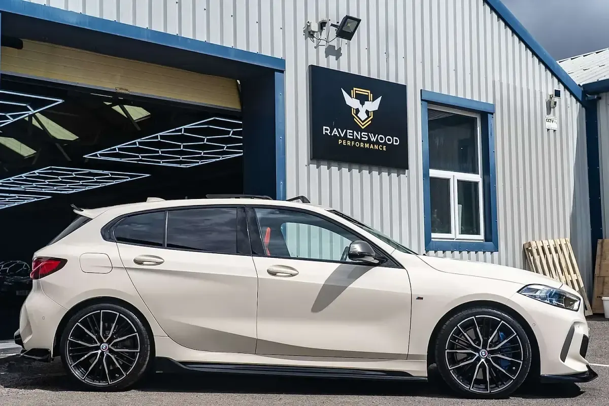 Used BMW M135 Performance 301 HP (221 kW) 2023 Cream Hatchback