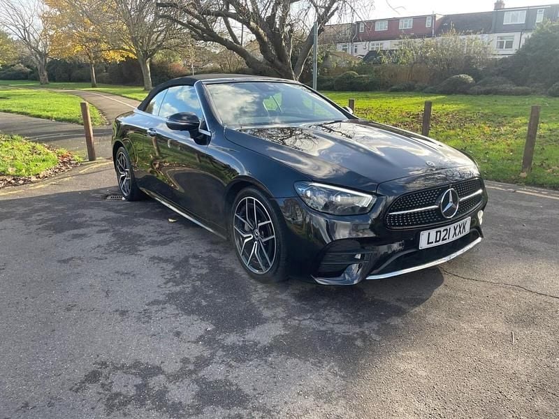 Black Used 2021 Mercedes E300 AMG Line Premium Cabriolet | £23,799 (Super price) - Image 1/4