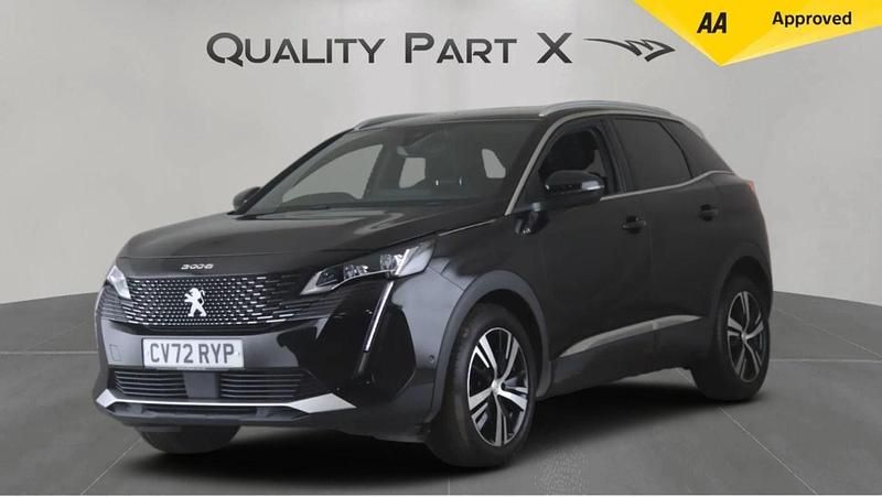 Used Peugeot 3008 GT-line 130 HP (95 kW) 2022 Black Hatchback