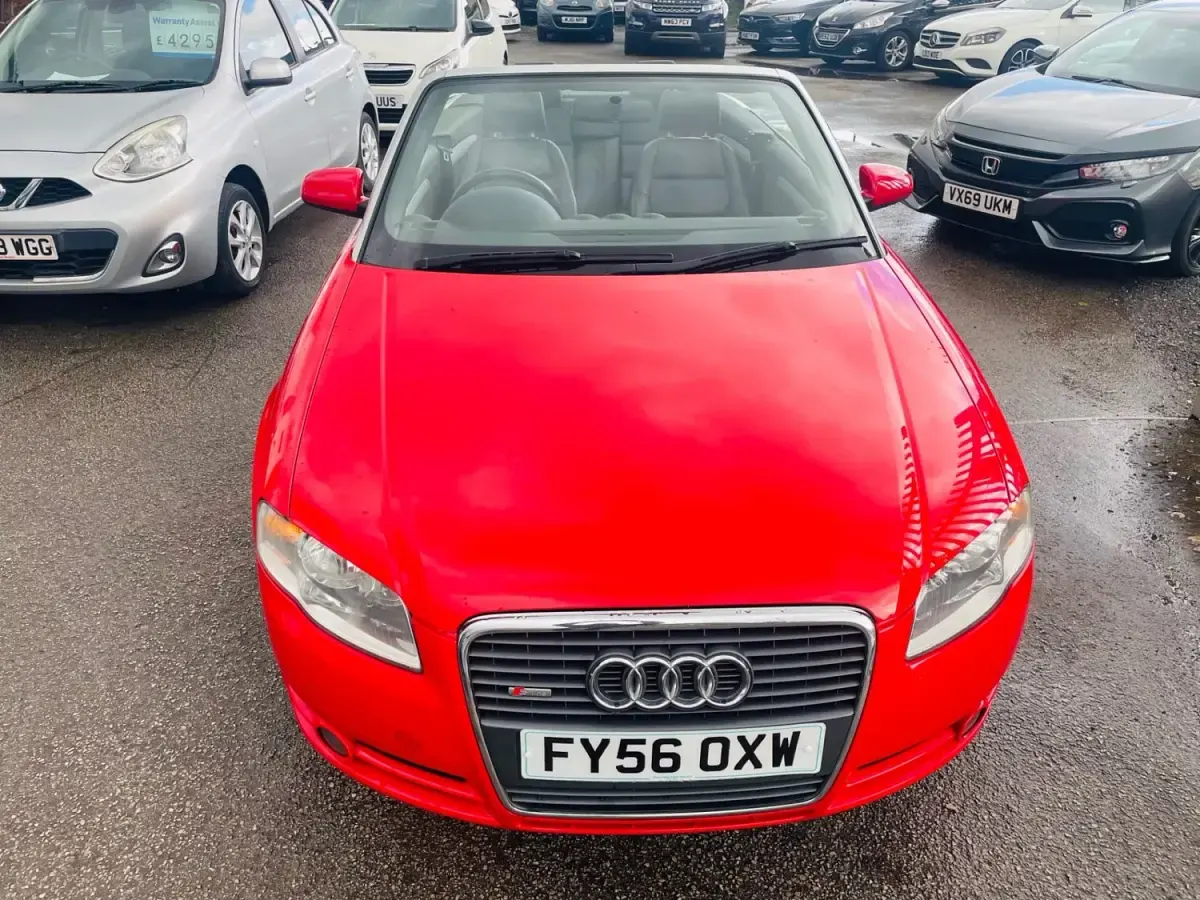 Used Audi A4 Cabriolet S-Line 2006 Red Cabriolet