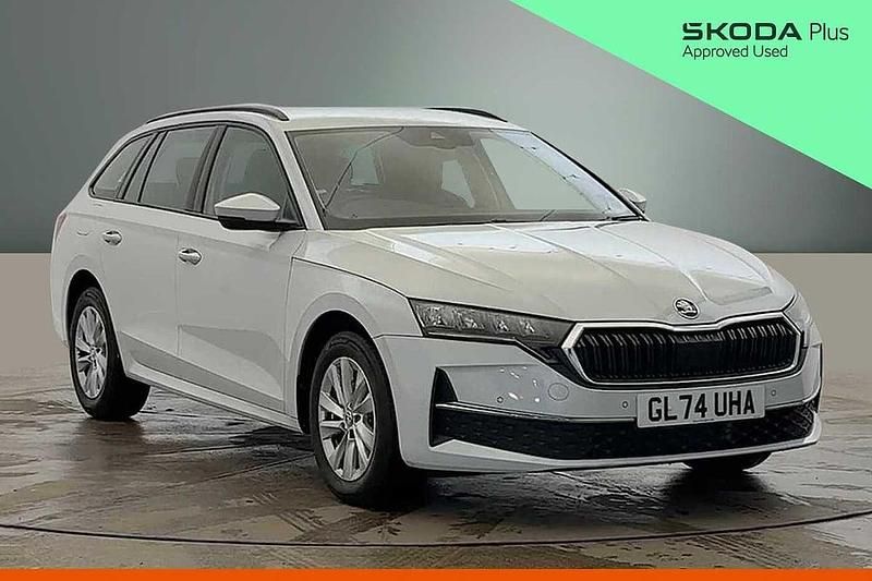 Used Skoda Octavia SE Technology 85 HP (62 kW) 2024 Moon white metallic Estate