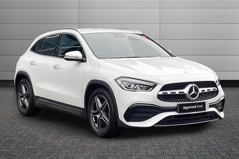 Digital white Used 2022 Mercedes GLA180 AMG Line Premium SUV | £27,950 (Fair price) - Image 1/4