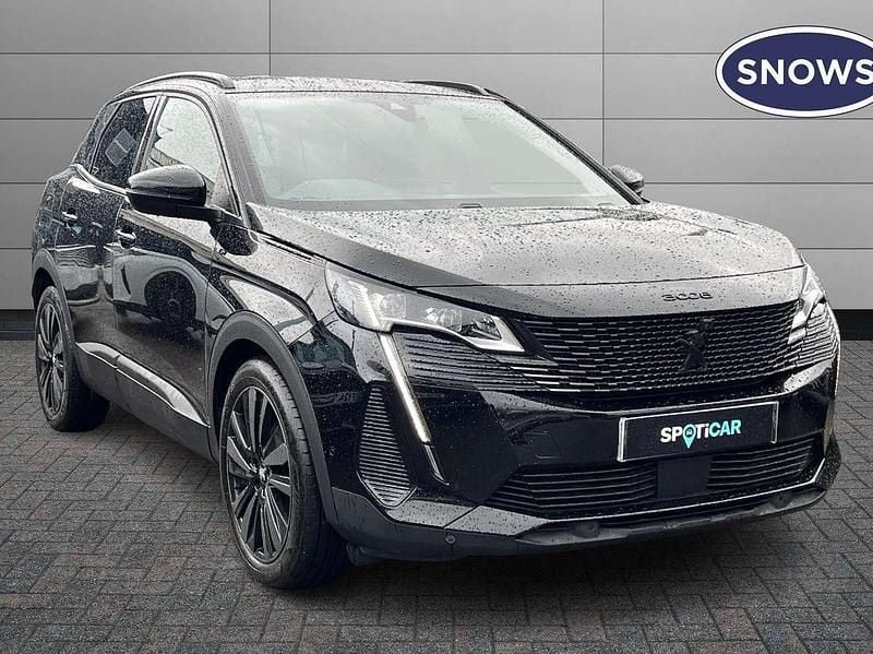 Nera black Used 2022 Peugeot 3008 Premium SUV | £19,030 (Fair price) - Image 1/4