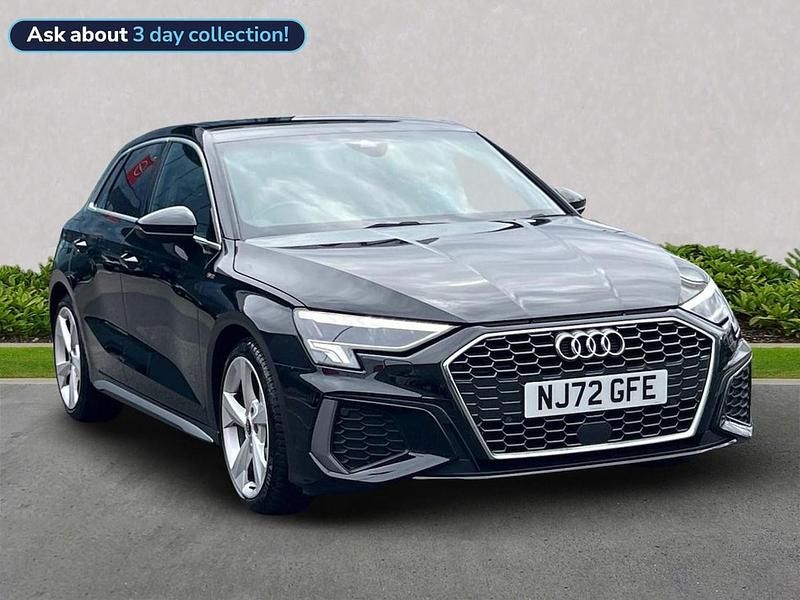 Black Used 2022 Audi A3 S-Line | £19,100 (A bit pricey) - Image 1/4