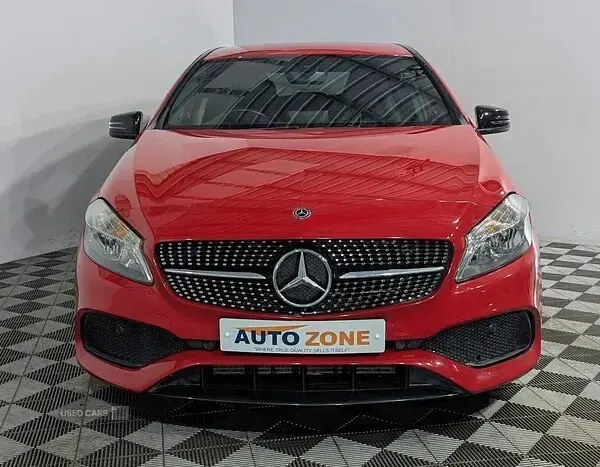 Used Mercedes A180 AMG line 2018 Red Hatchback