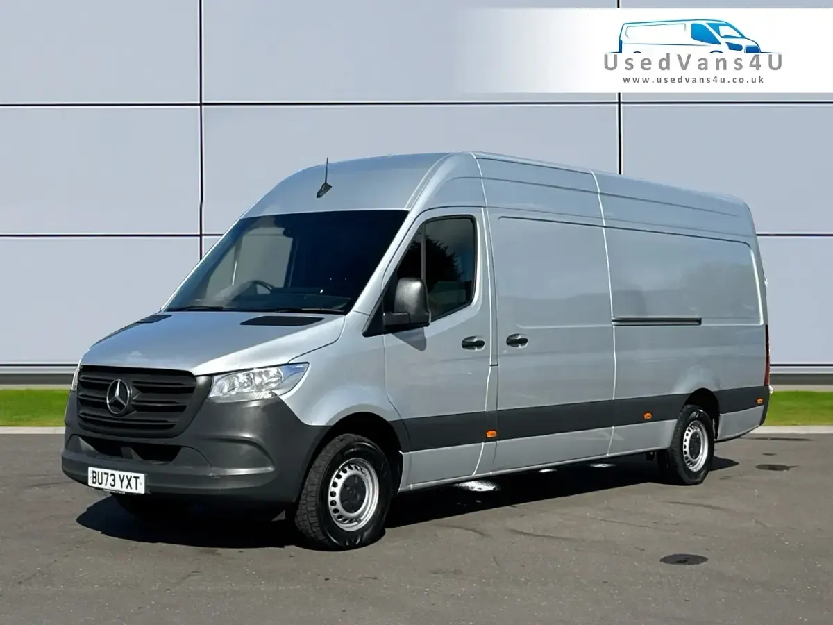 Used Mercedes Sprinter Progressive 150 HP (110 kW) 2023 Silver Van