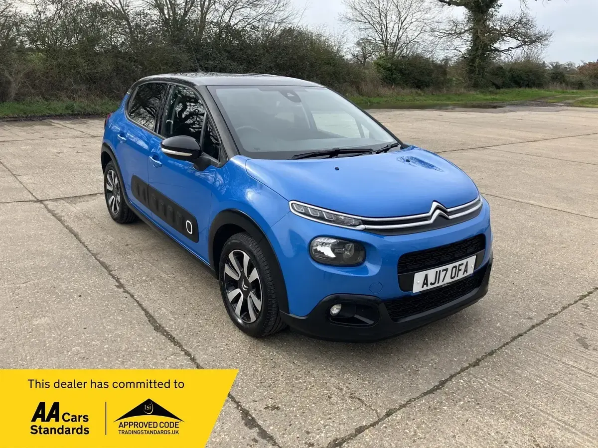 Used Citroën C3 Flair 98 HP (72 kW) 2017 Blue Hatchback