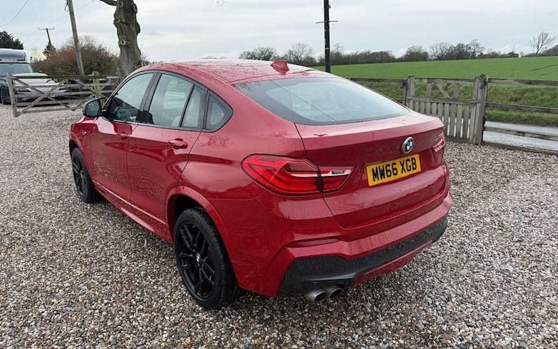 Used BMW X4 M Sport 313 HP (230 kW) 2016 Red SUV
