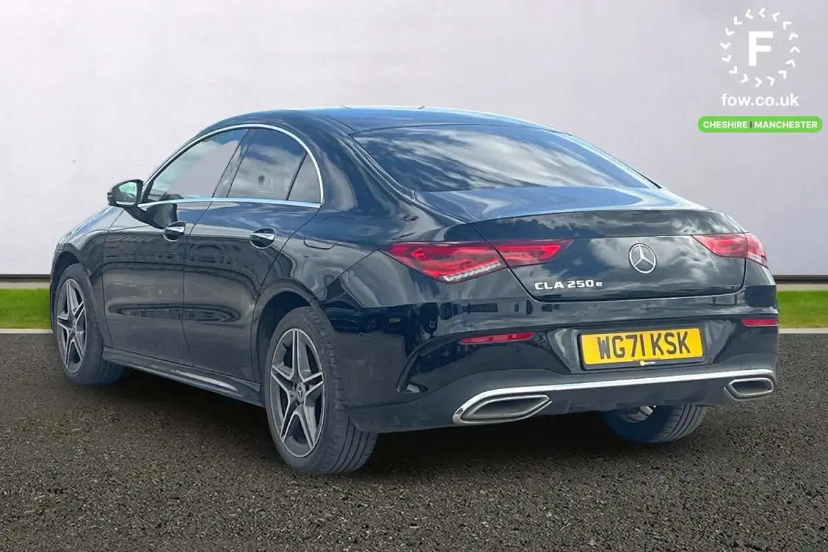 Used Mercedes CLA250e AMG Line Premium 218 HP (160 kW) 2022 Black Coupe