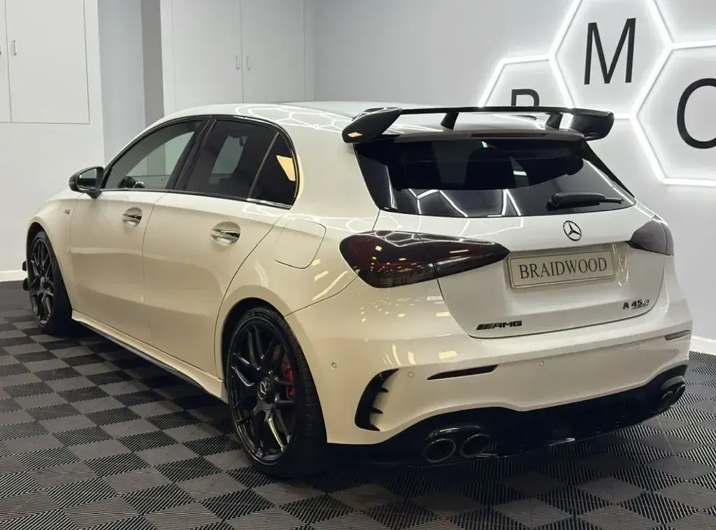 Used Mercedes A45 AMG AMG 421 HP (309 kW) 2021 White Hatchback