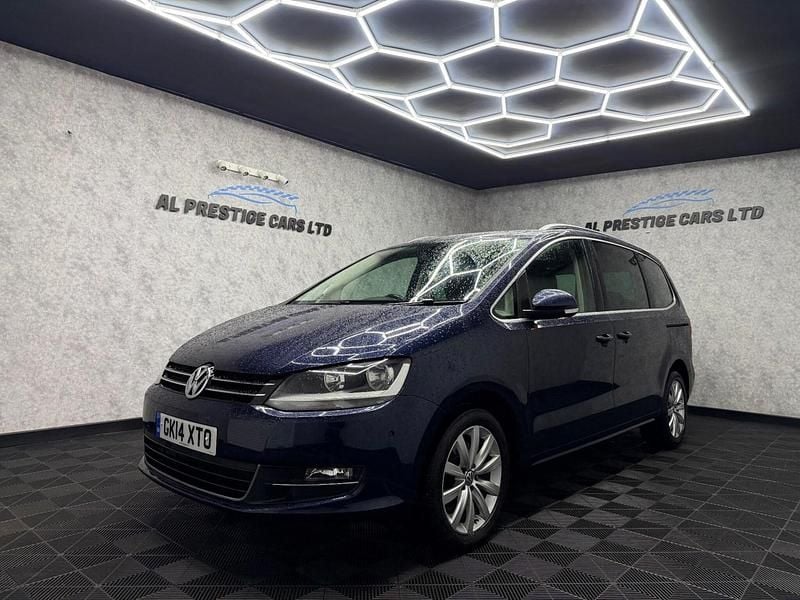 Blue Used 2014 VW Sharan SEL MPV | £8,499 (Fair price) - Image 1/4