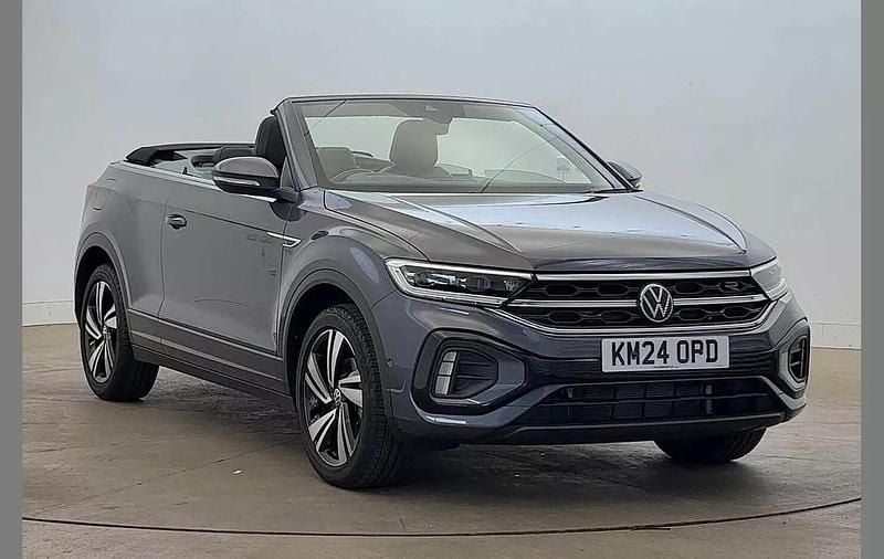 Grey Used 2024 VW T-Roc Cabriolet R-line Cabriolet | £31,790 (A bit pricey) - Image 1/4