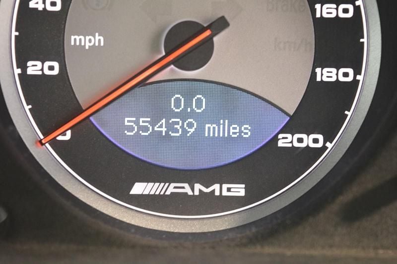 Used Mercedes SL55 AMG AMG 503 HP (369 kW) 2003 Blue Cabriolet