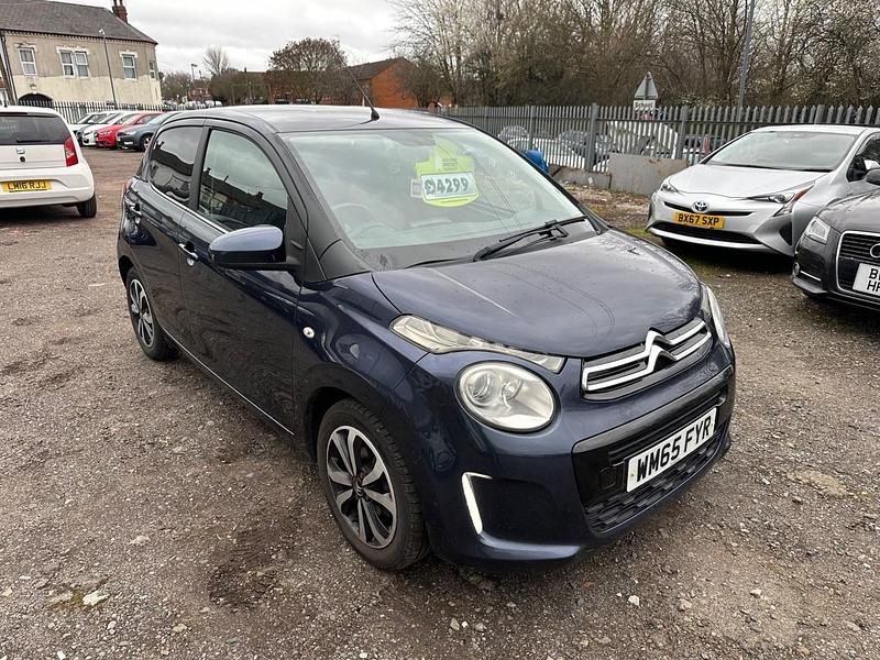 Begagnad Citroën C1 Flair 82 HK (60 kW) 2016 Blå Halvkombi