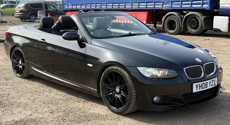 Used BMW 325 Cabriolet M Sport 2008 Black Cabriolet