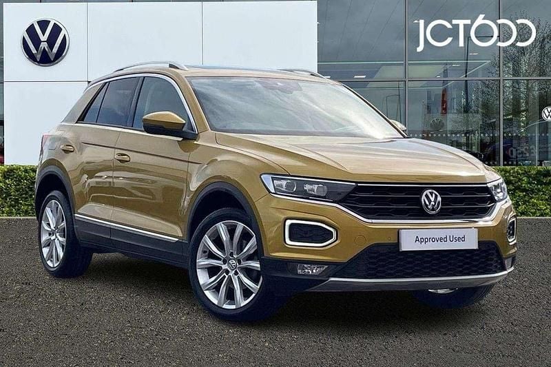 Yellow Used 2019 VW T-Roc SEL SUV | £18,000 (Fair price) - Image 1/4