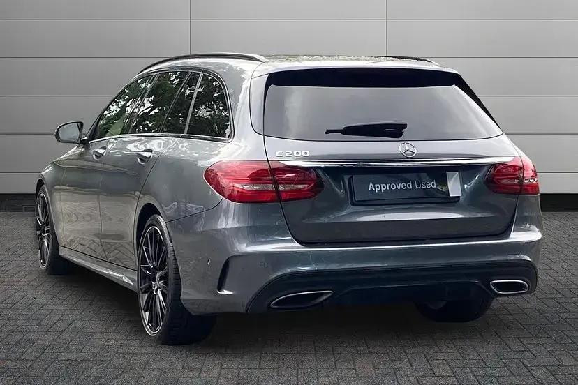 Used Mercedes C200 AMG line 195 HP (143 kW) 2021 Grey Estate