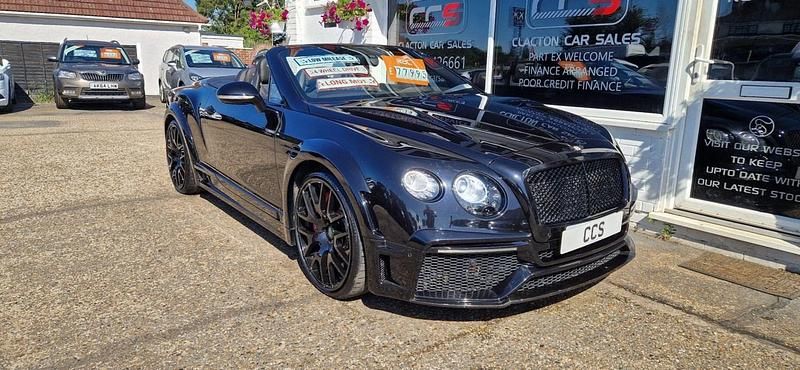 Black Used 2017 Bentley Continental GT Convertible Mulliner Cabriolet | £76,995 - Image 1/4