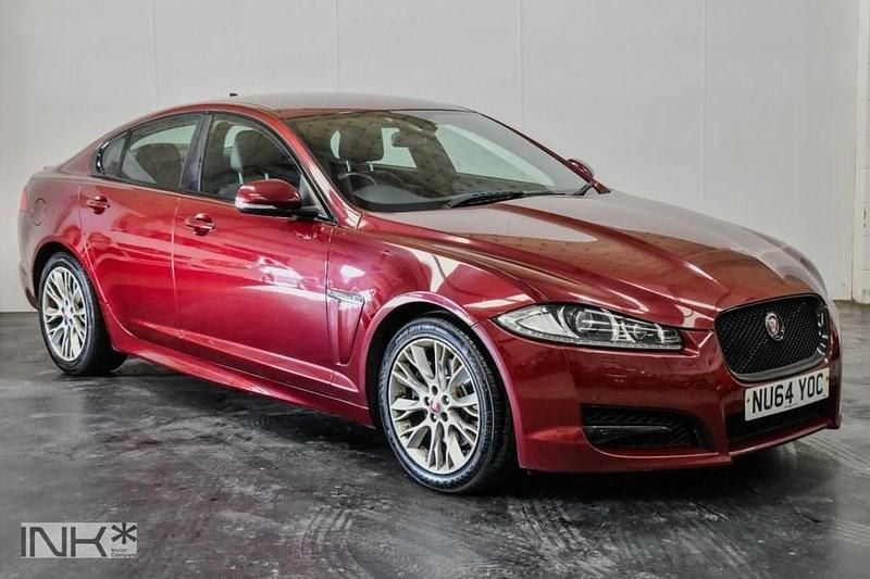 Red Used 2015 Jaguar XF R-Sport Sedan | £7,750 (Fair price) - Image 1/4