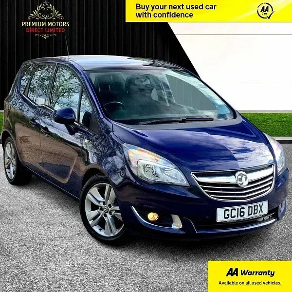 Używany Vauxhall Meriva 120 KM (88 kW) 2016 Niebieski Minivan