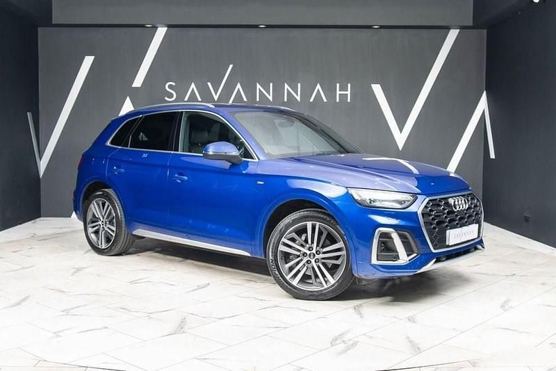 Used Audi Q5 S-Line 204 HP (150 kW) 2022 Blue SUV