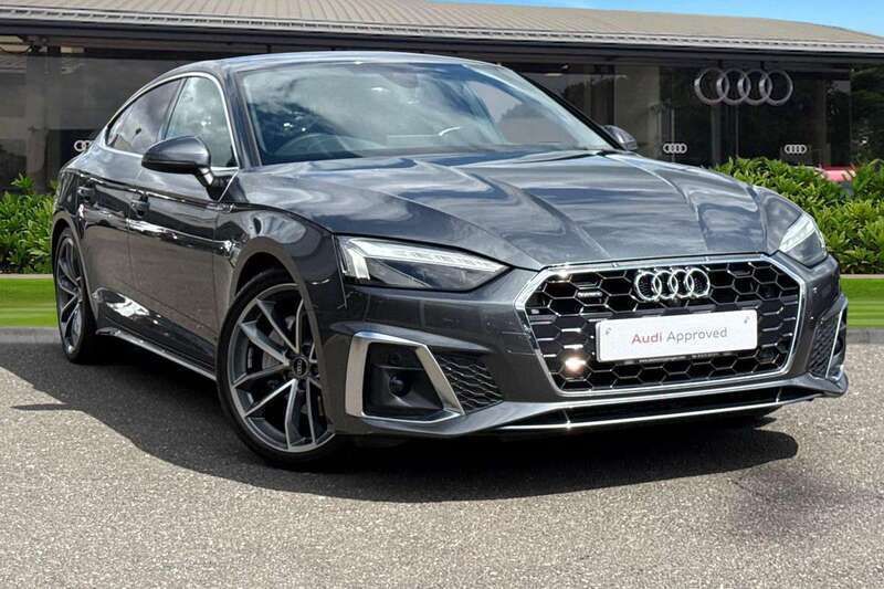 Grey Used 2022 Audi A5 Sportback S-Line Hatchback | £27,290 (Fair price) - Image 1/4