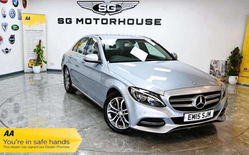 Silver Used 2015 Mercedes C220 Sedan | £11,395 (Fair price) - Image 1/4
