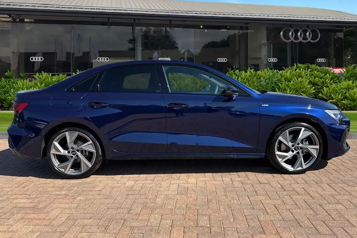New Audi A3 Black Edition 2026 Blue Sedan