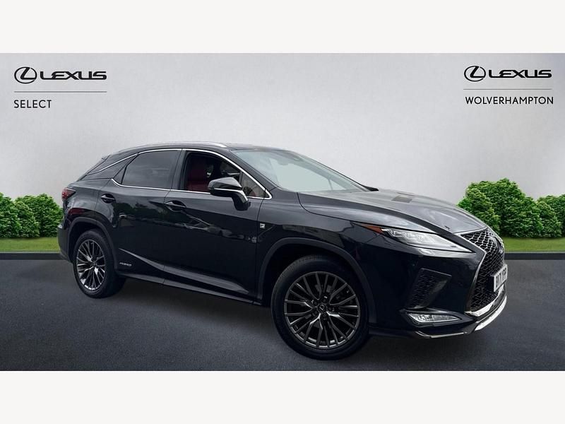 Black Used 2021 Lexus RX450h Sport Line SUV | £34,645 (Fair price) - Image 1/3