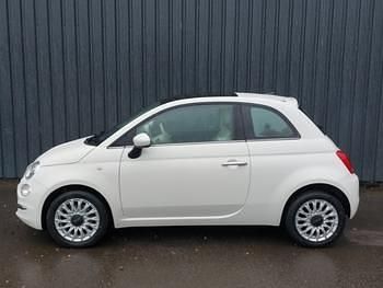 Używany Fiat 500 Lounge 69 KM (50 kW) 2017 Biały Hatchback