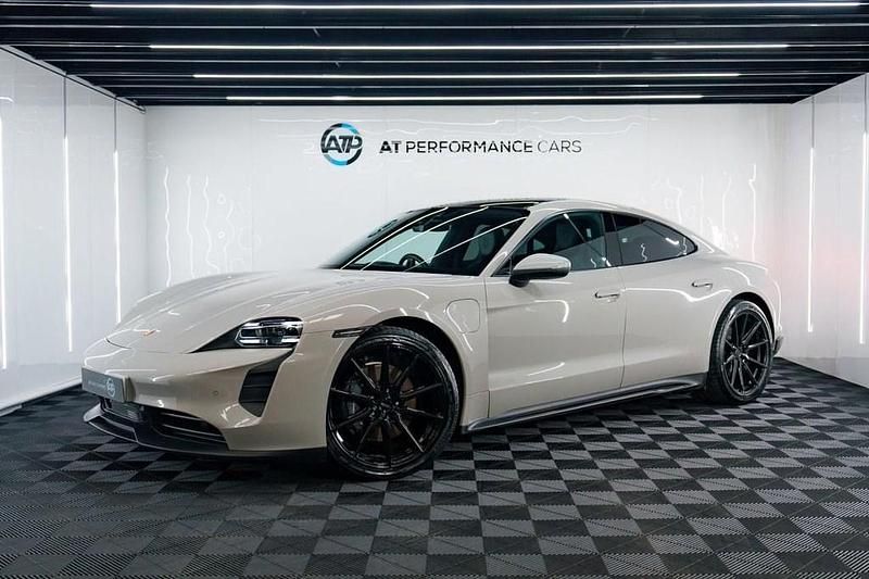 Used Porsche Taycan Performance Package 350 kW (476 HP) 2021 Grey Sedan