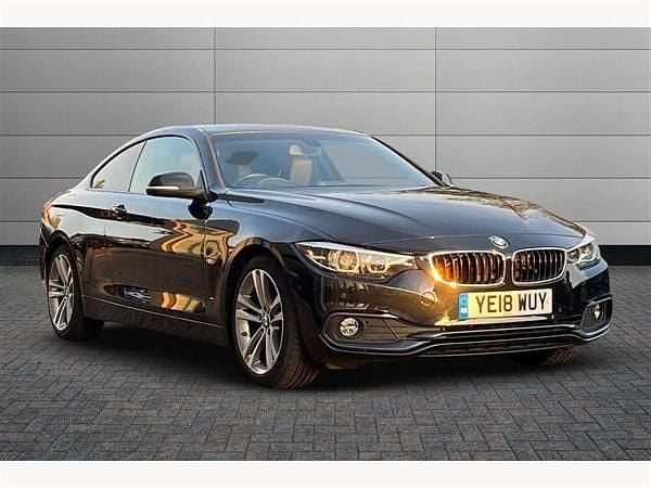 Black Used 2018 BMW 420 Sport Line Coupe | £15,990 (Fair price) - Image 1/2