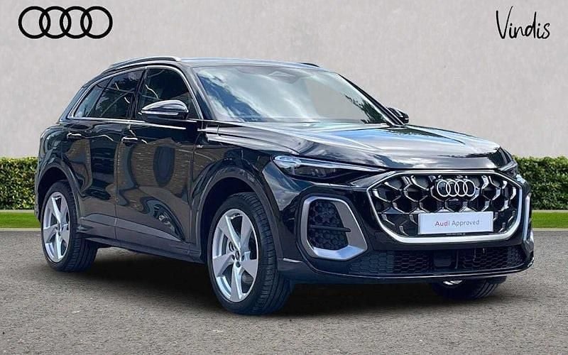 Black Used 2025 Audi Q5 S-Line SUV | £49,780 - Image 1/4