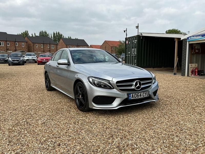 Silver Used 2014 Mercedes C220 AMG line Sedan | £9,995 (A bit pricey) - Image 1/4