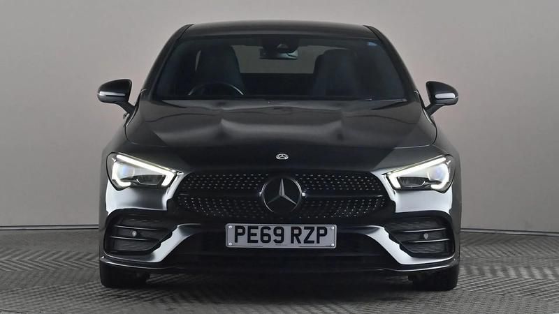 Used Mercedes CLA200 AMG line 163 HP (119 kW) 2019 Black Coupe