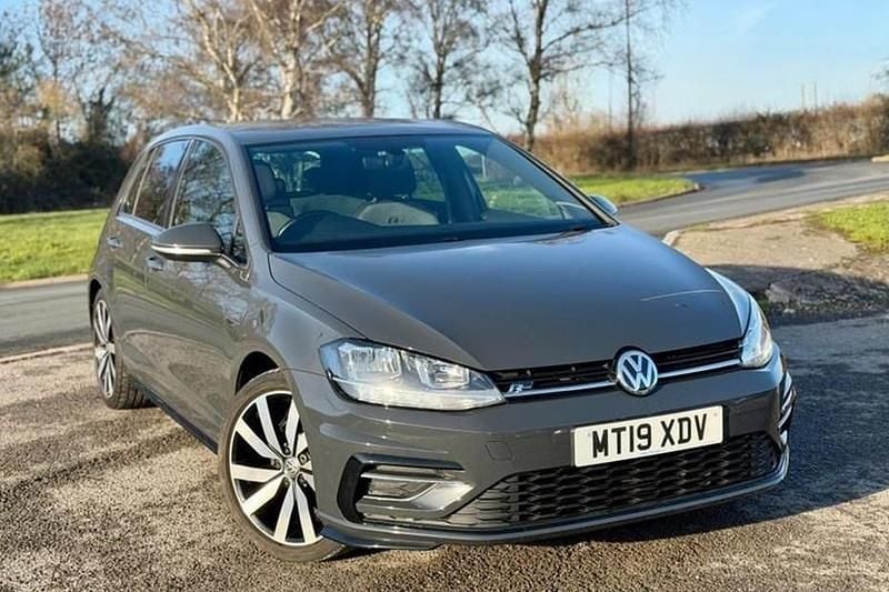 Grey Used 2019 VW Golf VII R-line Hatchback | £16,370 (Fair price) - Image 1/1