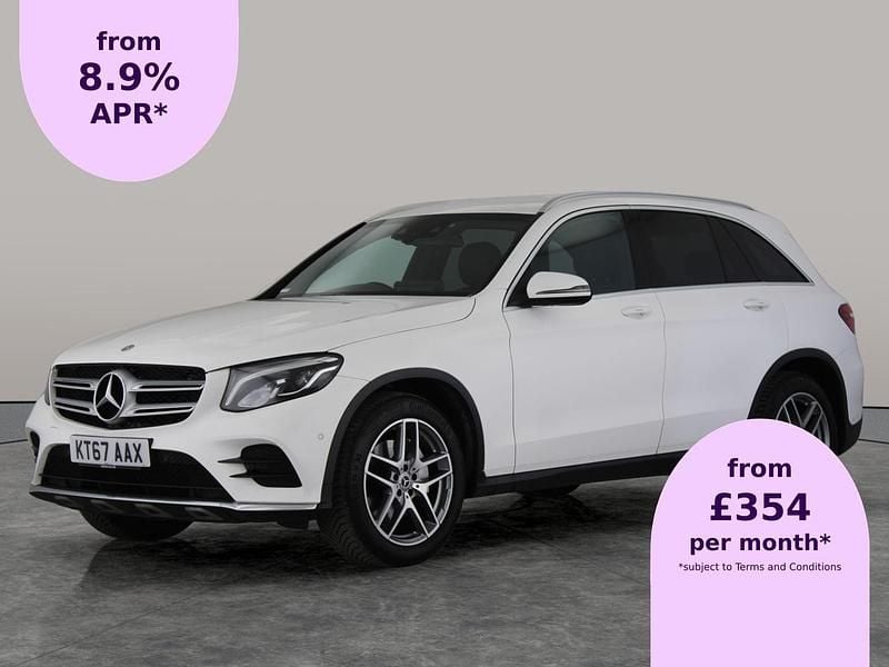 White Used 2018 Mercedes GLC220 AMG line Estate | £19,003 (Fair price) - Image 1/1