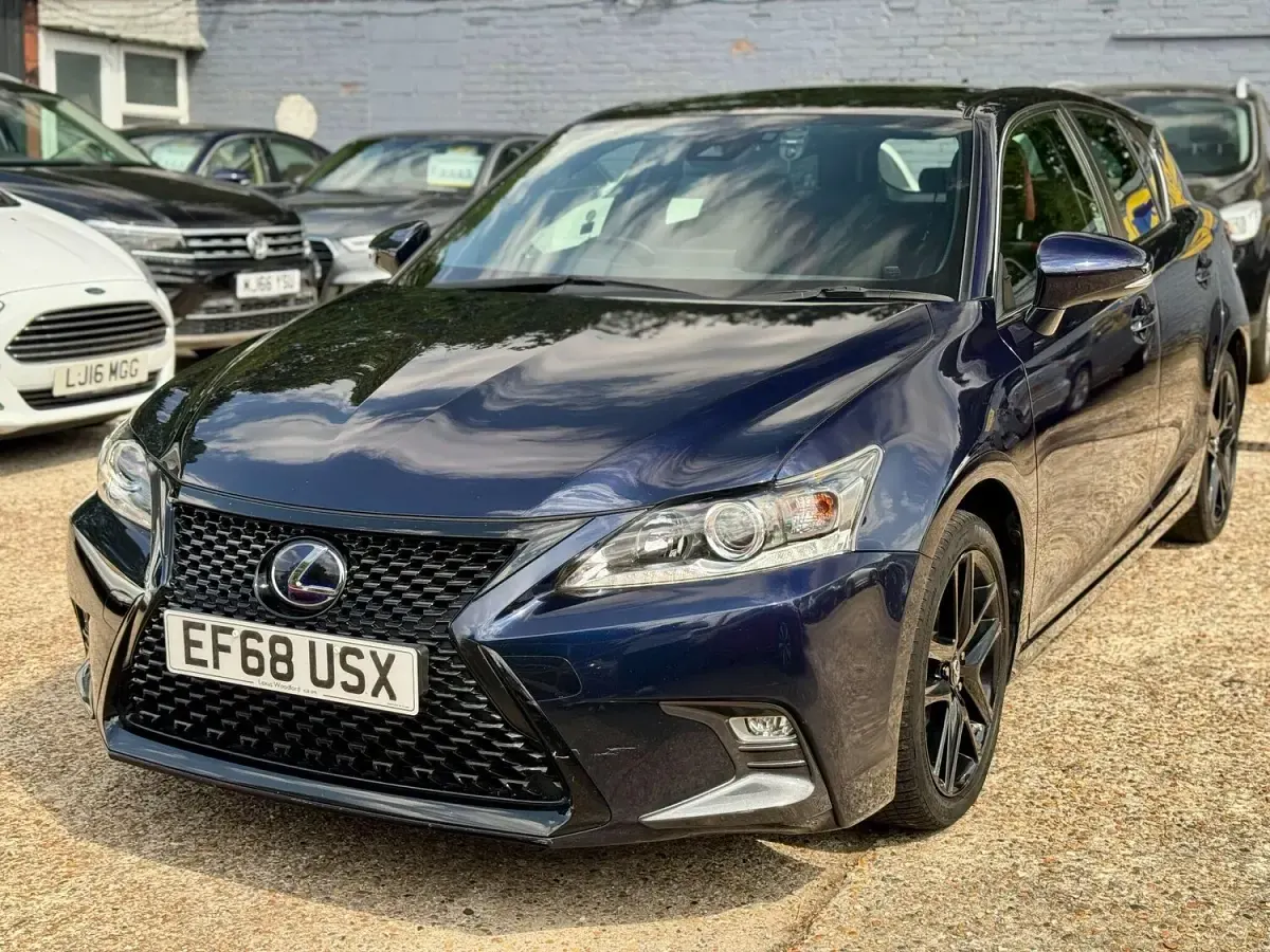 Used Lexus CT200h Sport Line 2019 Blue Hatchback